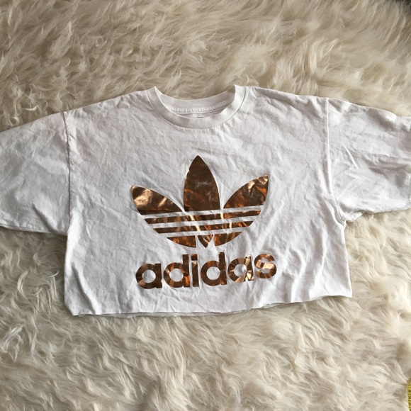 crop top adidas rose